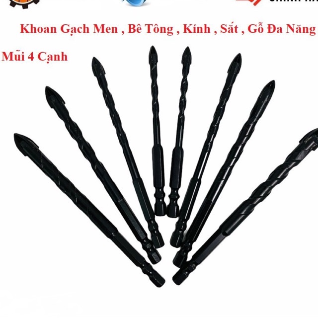 Mũi khoan đa năng 4 cạnh cao cấp