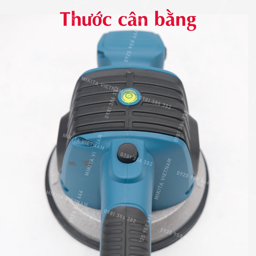 Máy rung hít gạch máy ốp lát gạch Makita 2 chức năng đầm rung + hít gạch - 6 cấp độ rung