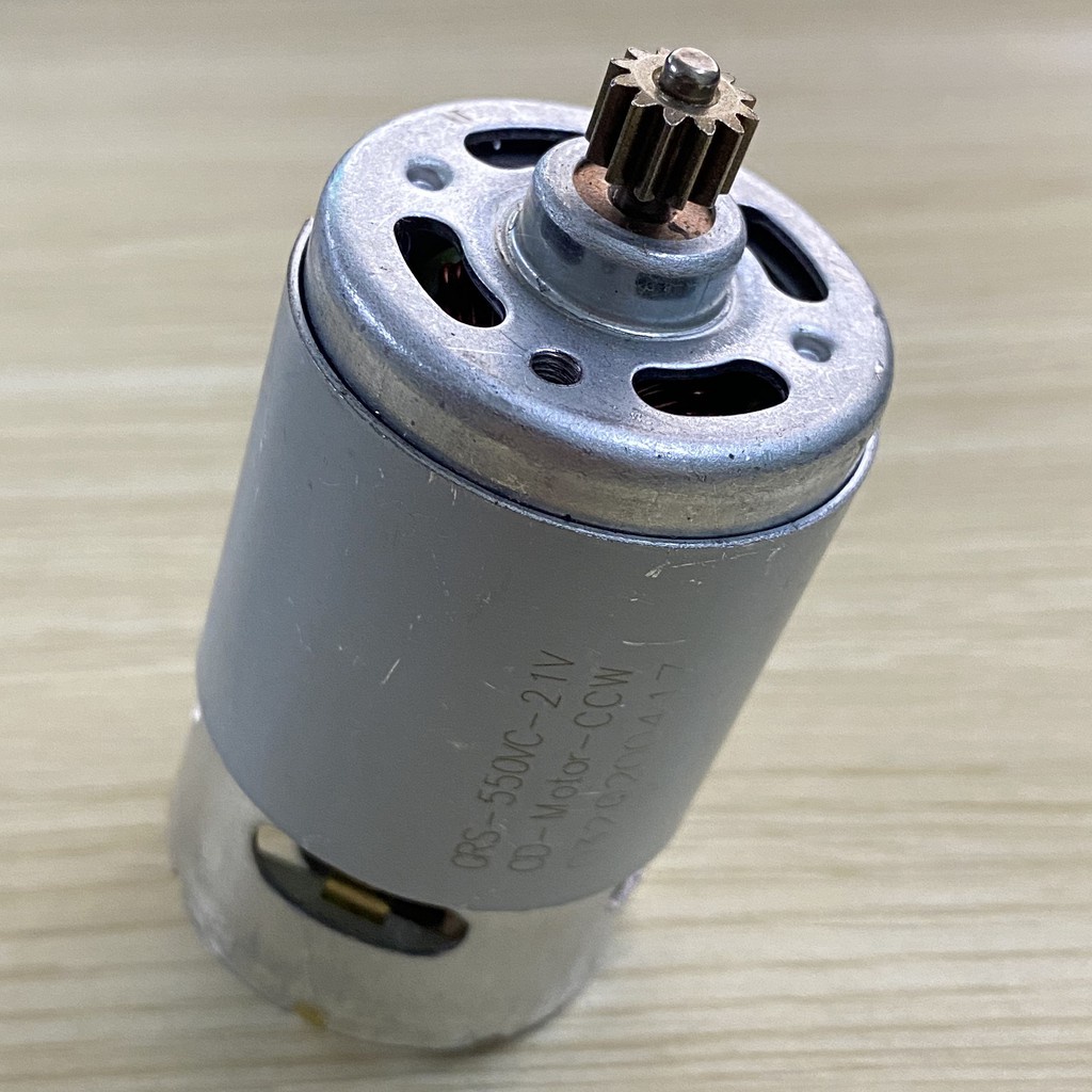 Motor 550 RS550 dùng cho khoan pin và các loại máy pin chổi than, có motor 12v và 21v, 100% dây đồng