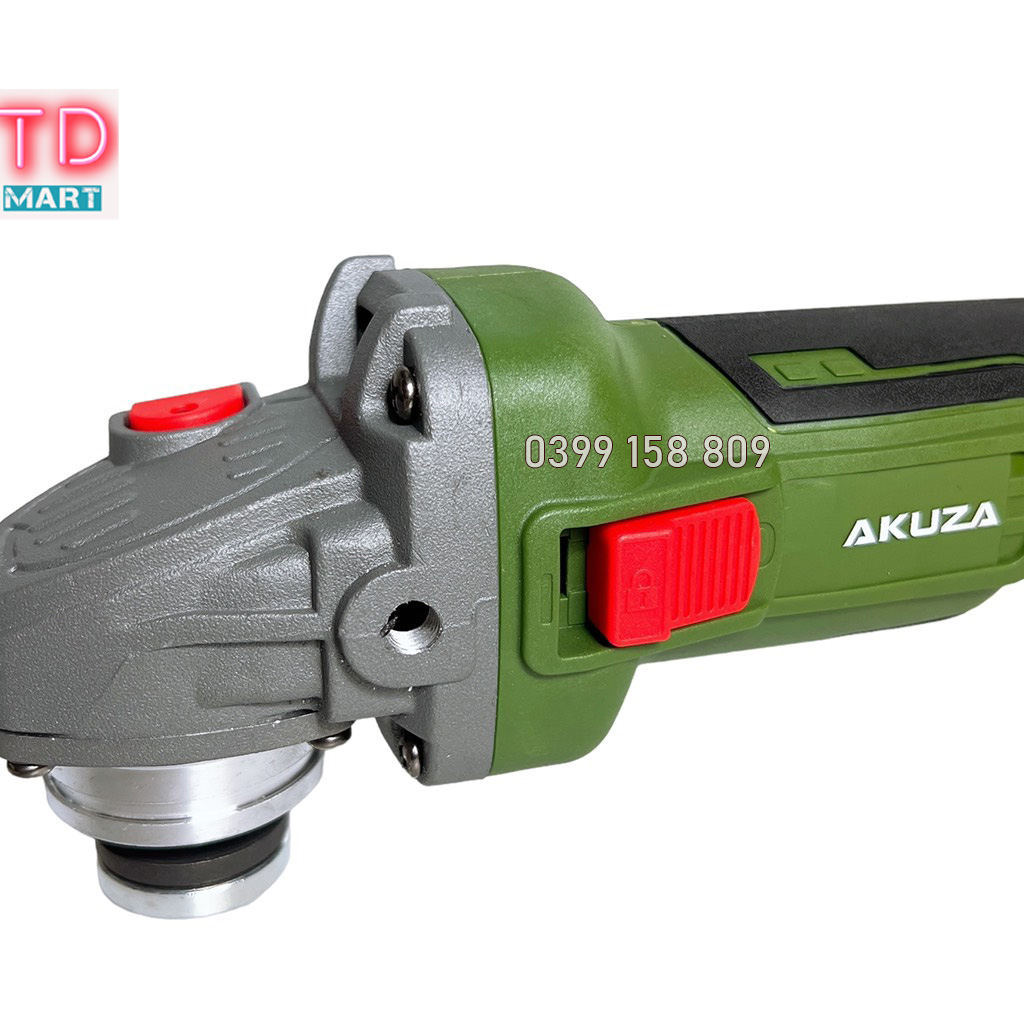 Máy mài pin AKUZA 01BL cao cấp không chổi than có chỉnh lực điện tử, pin 15 cell