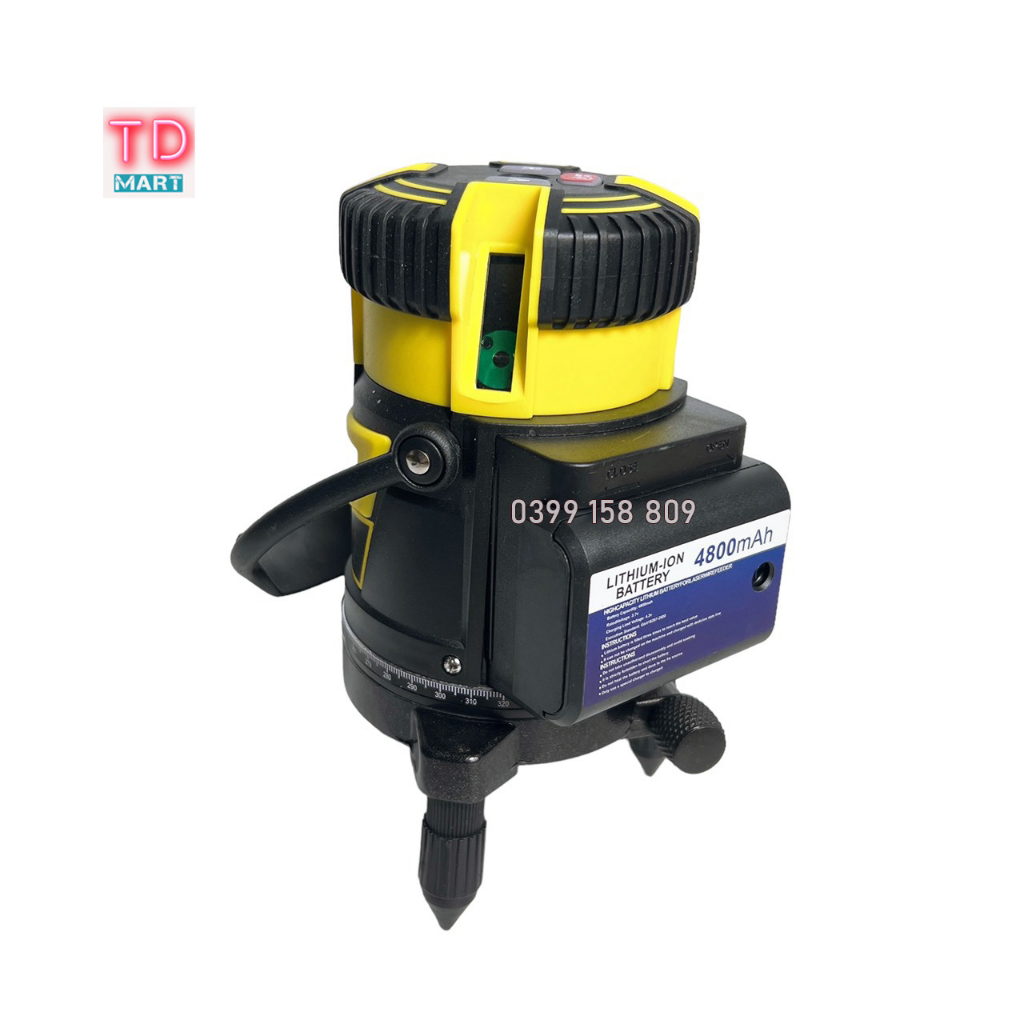 Máy cân bằng laser 5 tia xanh XPOWER bóng LED ( phím CẢM ỨNG )