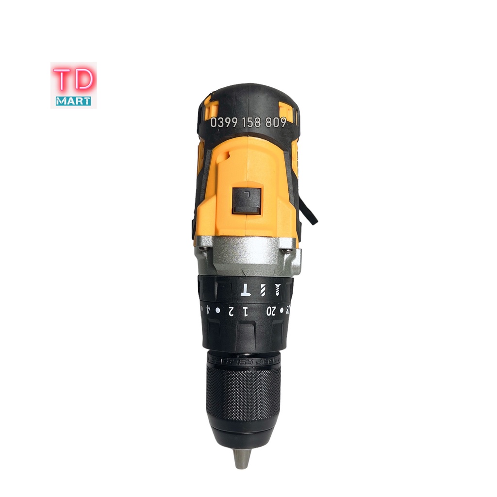 Khoan pin không chổi than ba chức năng HUKAN HK-533BL khoan tường | gỗ | thép