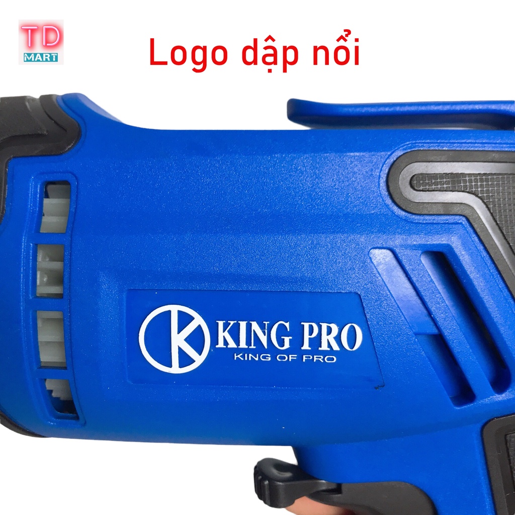 Máy khoan, bắt vít điện cầm tay KINGPRO KP - 7020 đầu 10mm, Lõi đồng