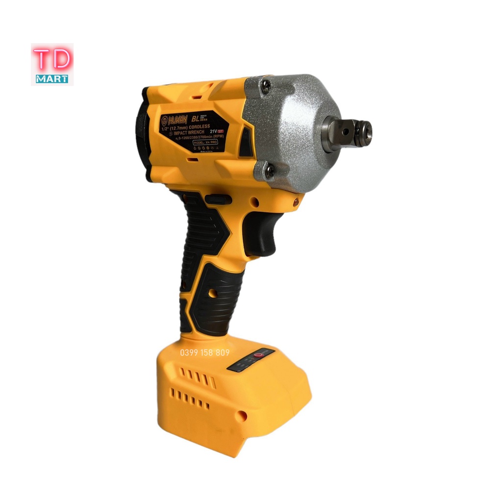 Thân Máy siết bulong pin 21V HUKAN X4 Pro lực siết 330NM