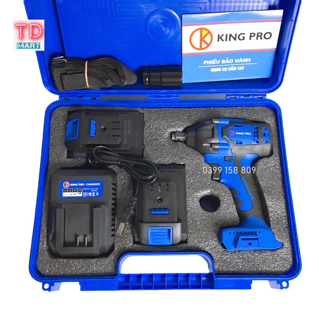 Máy Siết BULONG KINGPRO 88VF lực Siết 360N.m - Hàng Chính Hãng