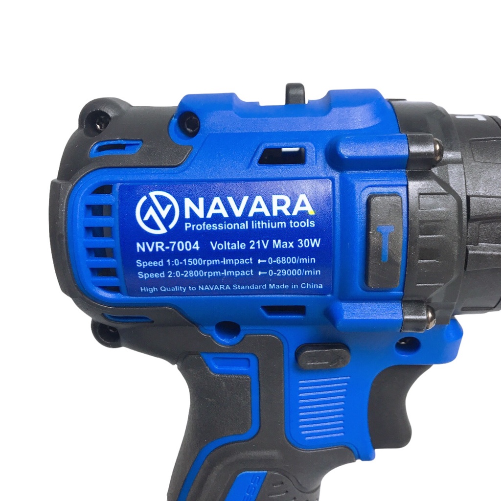 Máy khoan dùng pin 21v 3 Chức Năng Navara 7004 Động cơ Không Chổi Than Đầu 10 ly
