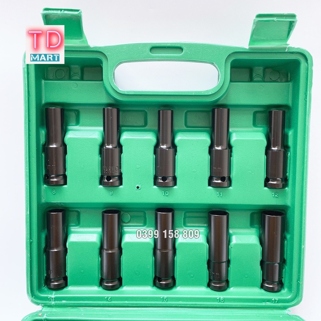 Bộ đầu khẩu 1/2 loại dài Cao Cấp 20 Chi Tiết