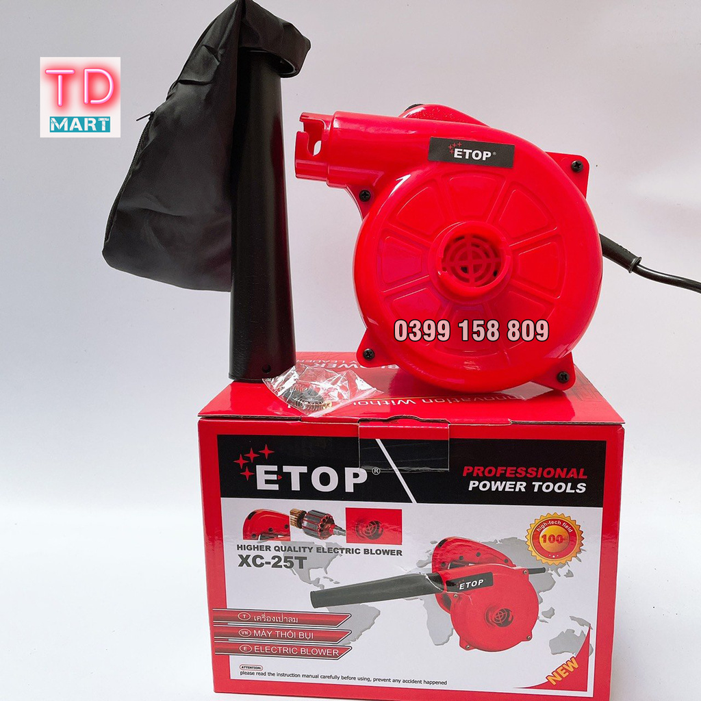 Máy thổi bụi - hút bụi ETOP XC - 25T Công suất 700W, 6 Tốc Độ