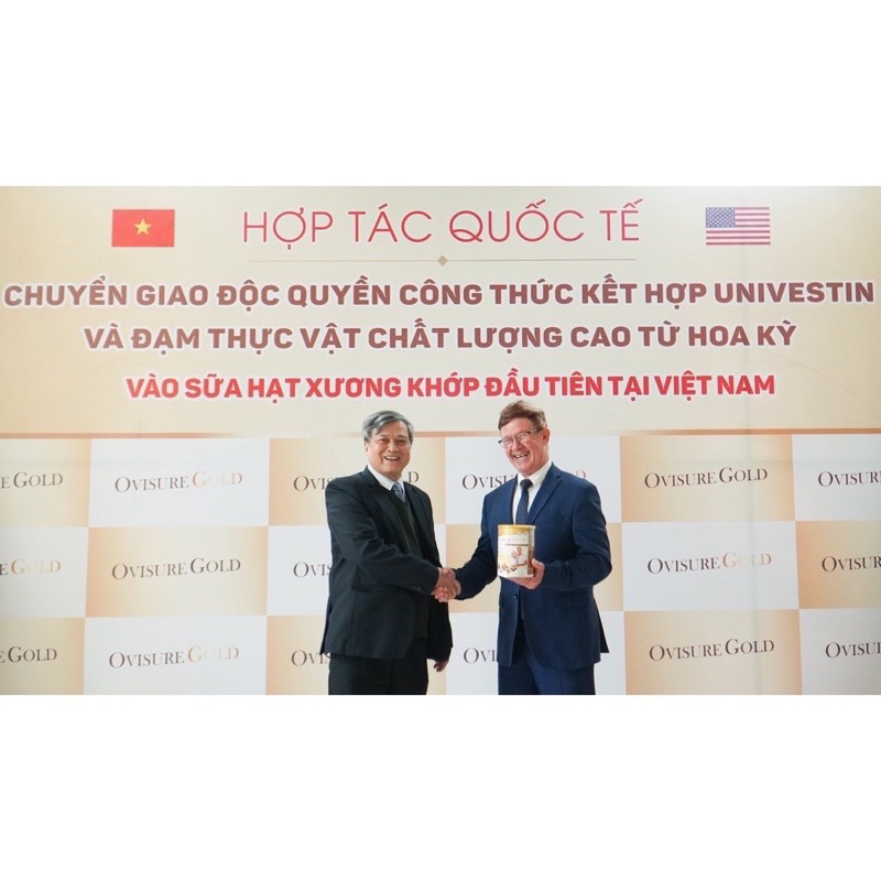 Conbo 2 hộp sữa hạt xương khớp Ovisure Gold chính hãng date mới