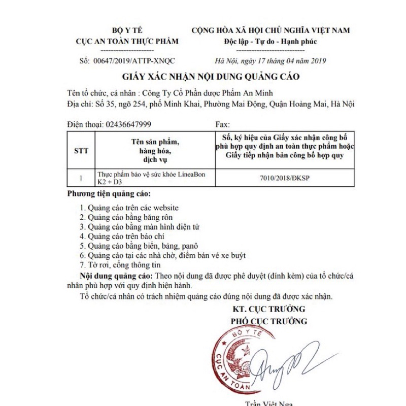Combo 2 chai Lineabon K2+D3 chính hãng date mới - Hỗ trợ bé phát triển chiều cao tối ưu