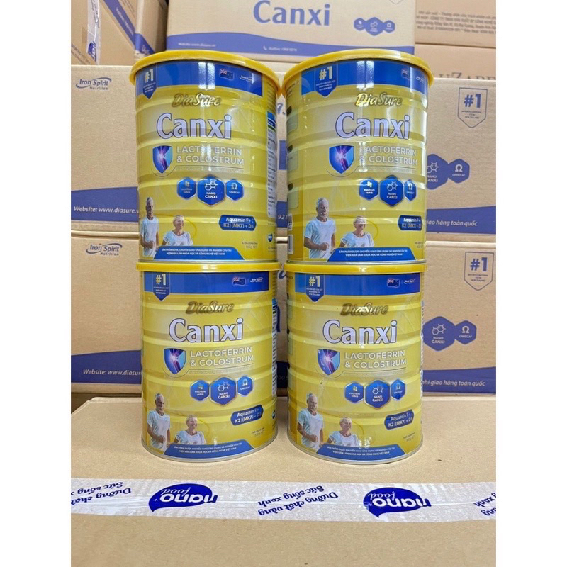 Combo 2 lon sữa xương khớp Diasure canxi trọng lượng 850g chính hãng date mới - Giúp xương chắc khỏe, dẻo dai