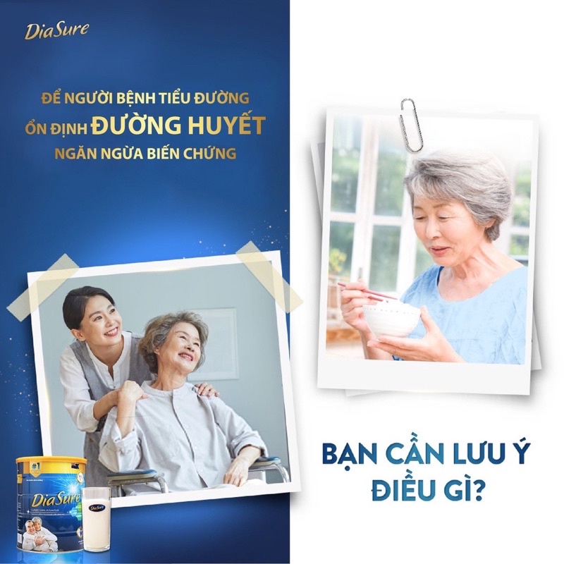 Combo 2 hộp sữa giấy tiểu đường Diasure bản mới hộp 34 gói nhỏ tiện lợi, dễ sử dụng, chính hãng date mới