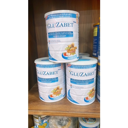 Combo 5 lon sữa tiểu đường Gluzabet 800g chính hãng giá sỉ - Ổn định đường huyết
