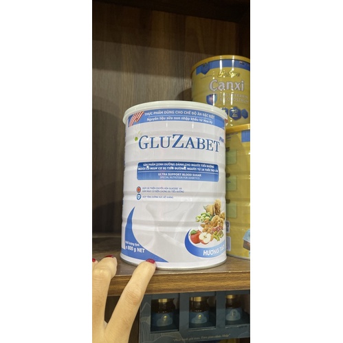 Combo 5 lon sữa tiểu đường Gluzabet 800g chính hãng giá sỉ - Ổn định đường huyết