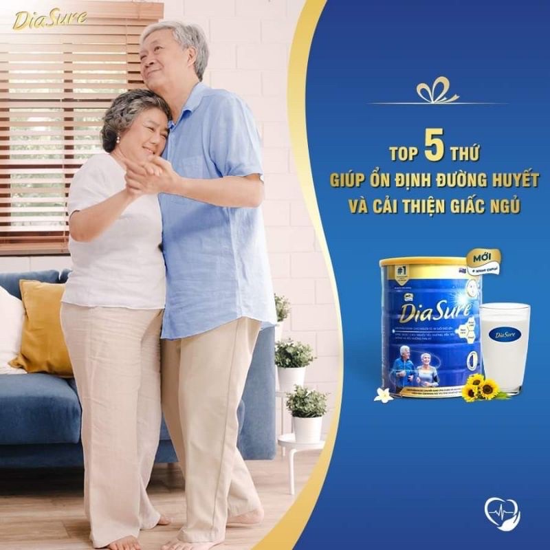 Combo 2 lon tiểu đường diasure bản mới 850g ổn định đường tốt cho xương