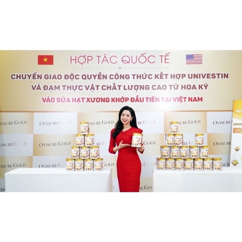[Mua 5 tặng 3 hộp giấy] Sữa hạt xương khớp Ovisure Gold 650g hàng chính hãng date mới - tốt cho xương khớp
