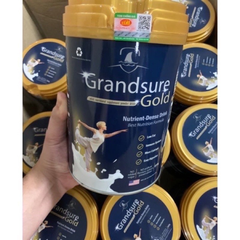 Combo 4 lon sữa non xương khớp Grandsure Gold 850g chính hãng giá tốt date mới