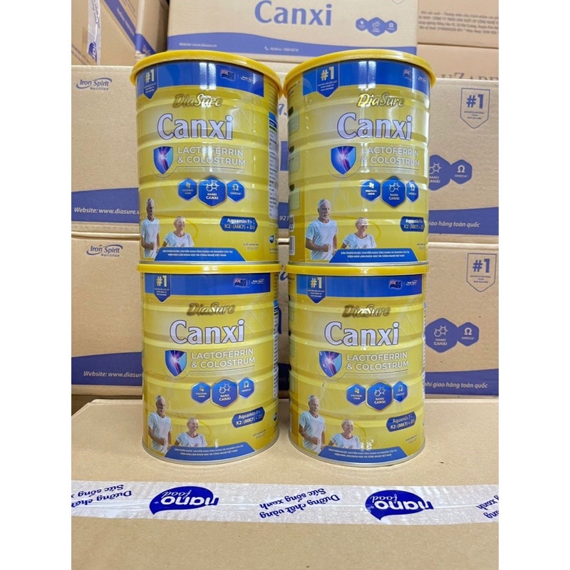 [Mua 3 tặng 1] Sữa diasure canxi lon 850g chính hãng giá tốt- xương chắc khỏe, dẻo dai, hết nhức mỏi