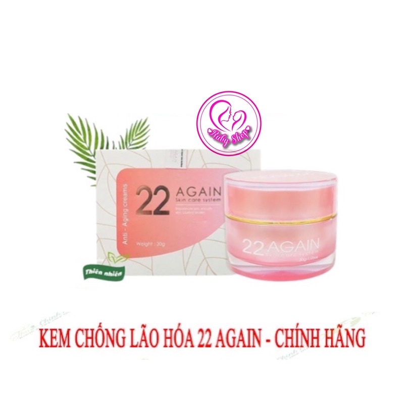 Kem trắng da chống lão hoá 22 Again Hàn Quốc chính hãng