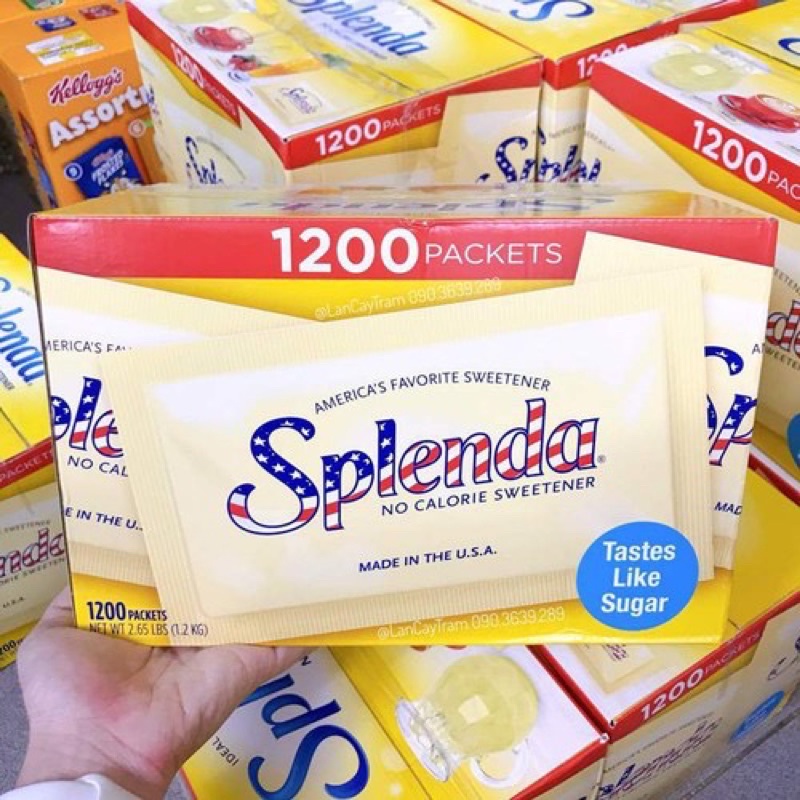 Combo 100 gói đường ăn kiêng Splenda chính hãng USA