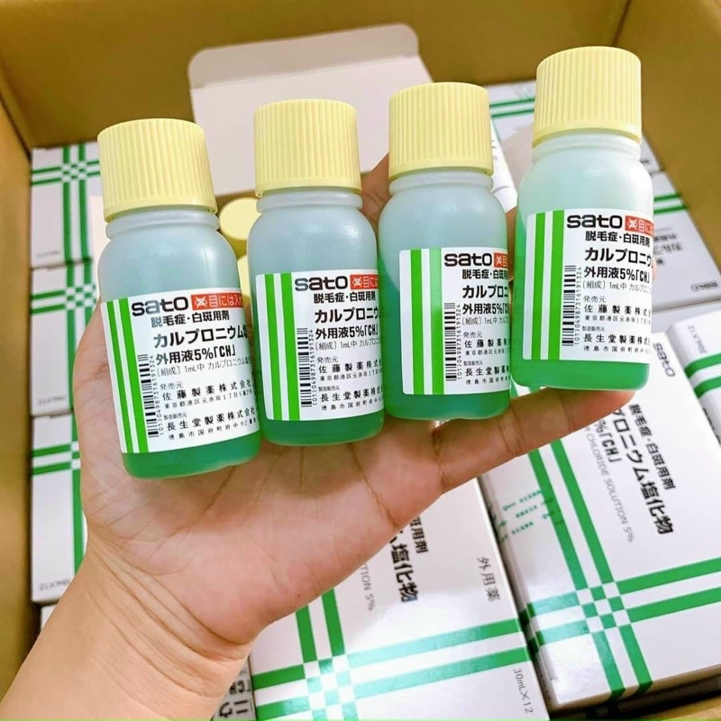 Tinh chất mọc tóc, ngăn rụng tóc Sato 30ml Nhật Bản+ tặng bình xịt