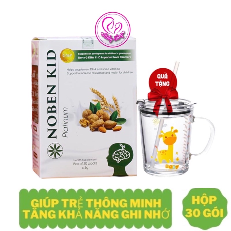 Cốm trí não Noben Kid Bé thông minh vượt trội, tiếp thu nhanh, tăng khả năng ghi nhớ