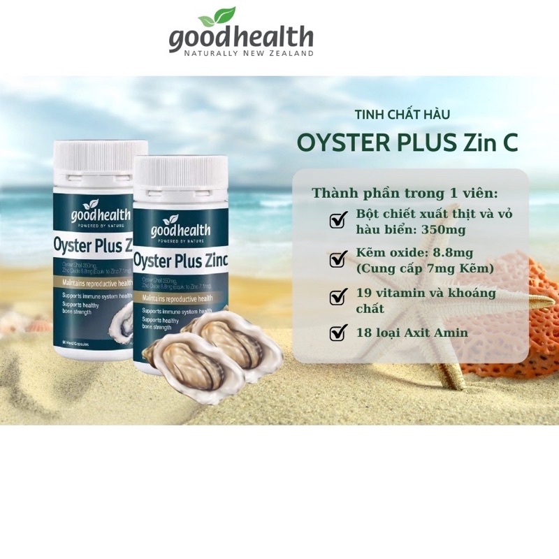 Tinh chất hào biển Úc Oyster Plus Zinc tăng cường sinh lực đàn ông