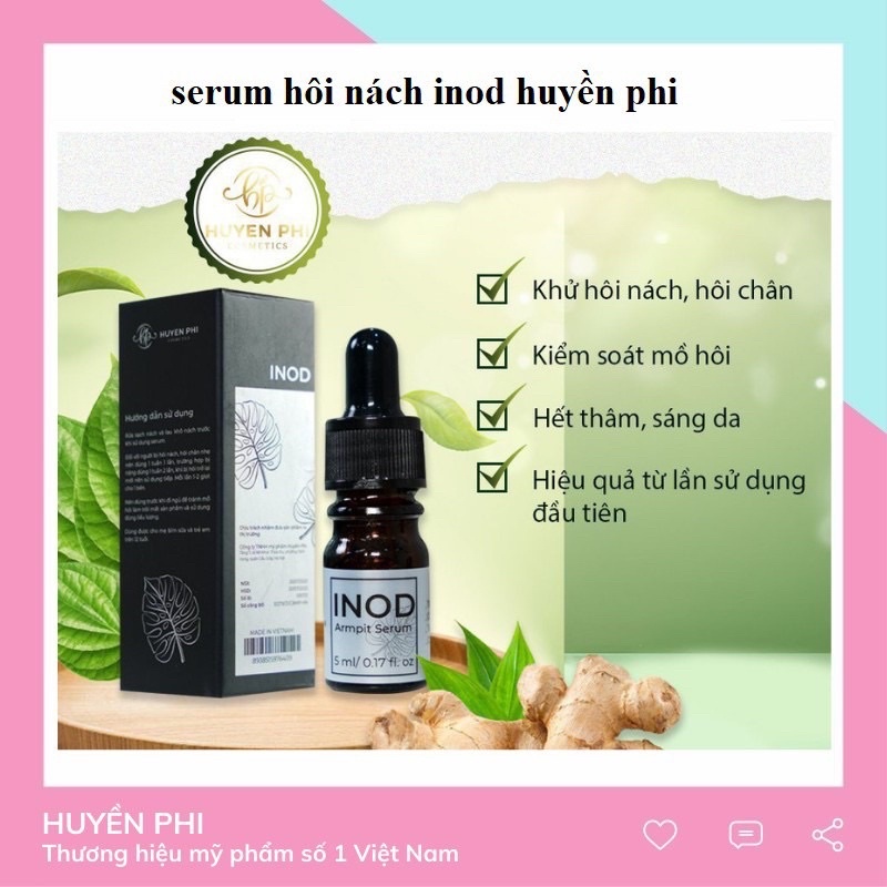 [Che tên] Serum hôi nách inod hết hôi hết thâm an toàn hiệu quả