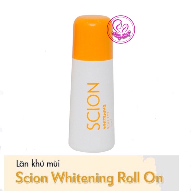 [Che tên] Lăn khử mùi trắng da Scion hết hôi nách, hết ố vàng, trắng da