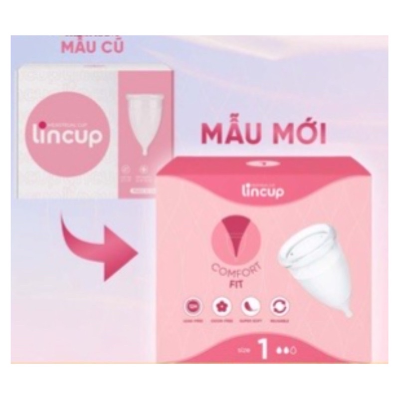 [Chính hãng] Cốc nguyệt san Lincup mẫu mới -giải pháp tốt nhất cho ngày ấy