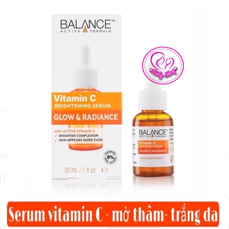 Serum trắng da mờ thâm balance vitamin C của Anh