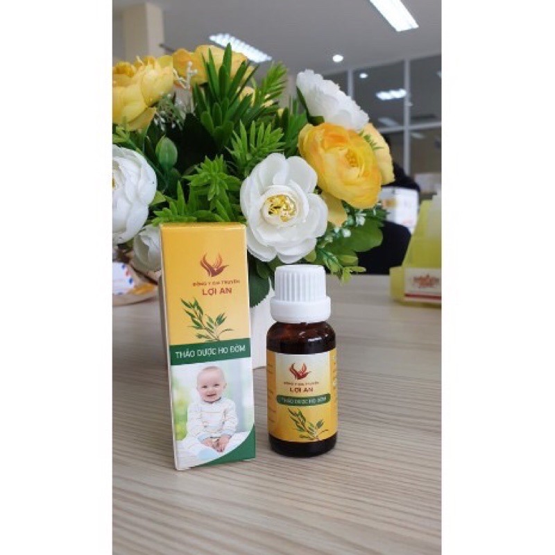 [Hết ho đờm] Thảo dược bôi ho Lợi An hộp vàng + tặng tăm bông