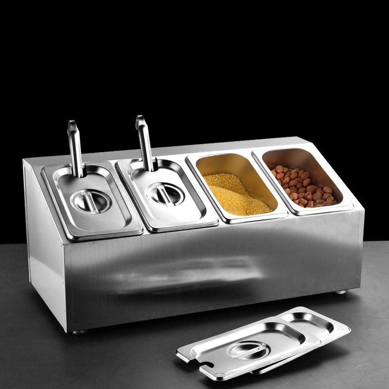 Khay đựng gia vị nước chấm buffet topping trà sữa ML32183