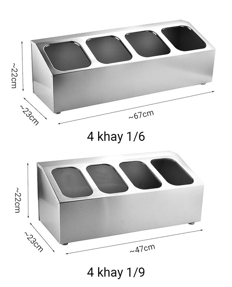 Khay đựng gia vị nước chấm buffet topping trà sữa ML32183