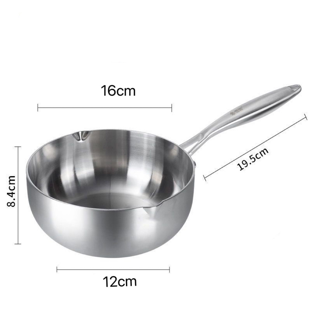 Nồi inox y tế 316 cao cấp 1 tay cầm A050