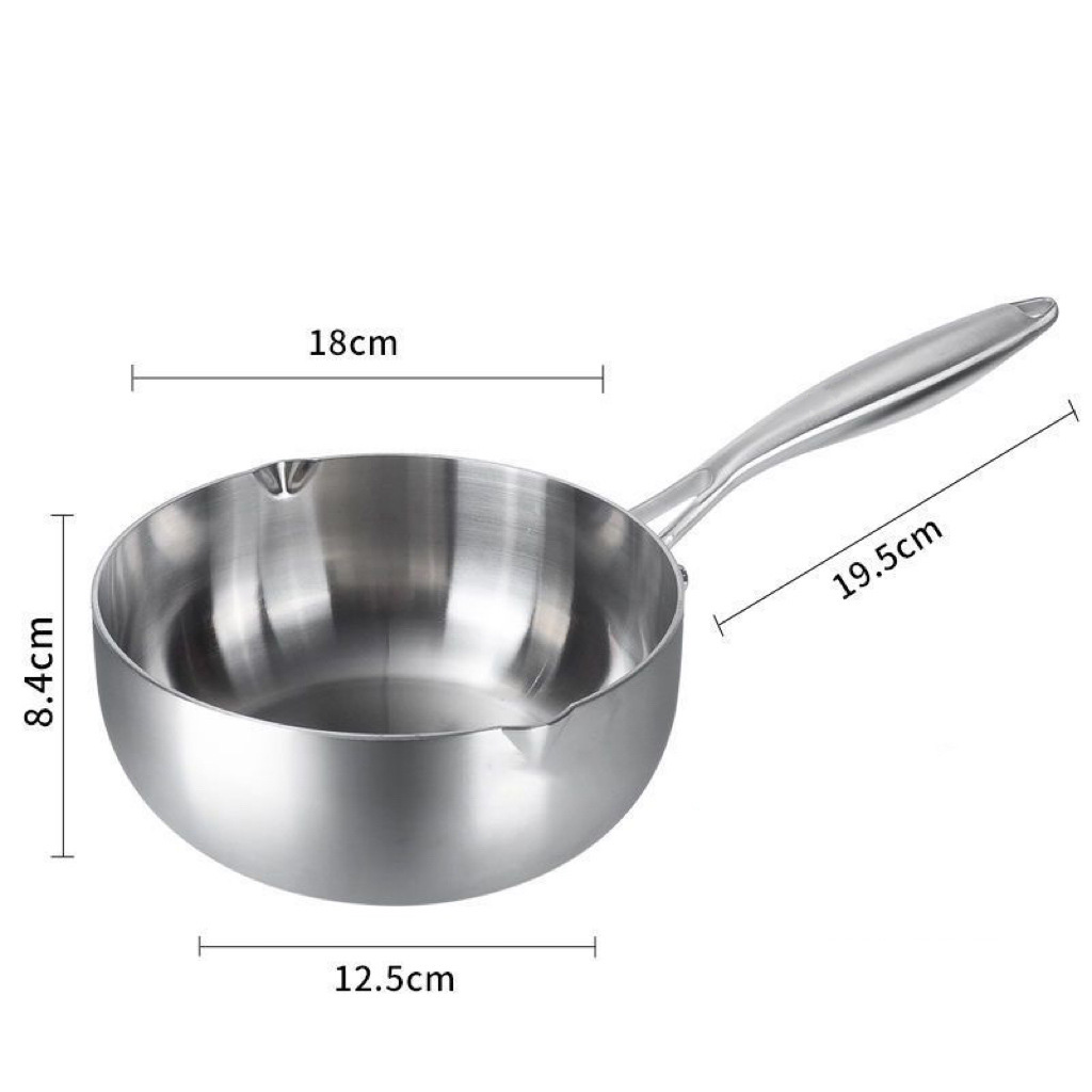 Nồi inox y tế 316 cao cấp 1 tay cầm A050