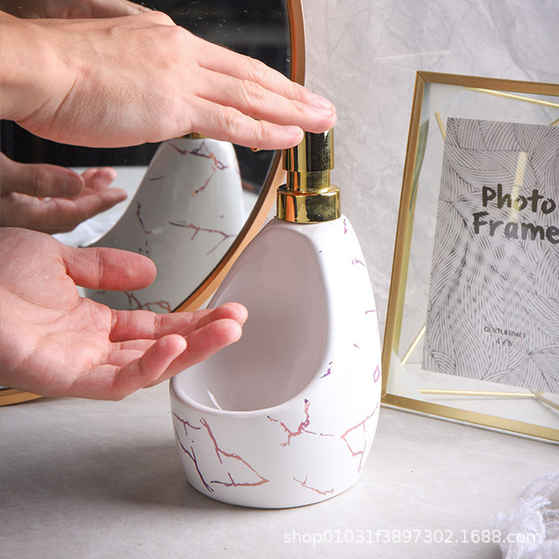 Bình đựng xà bông rửa tay sứ ceramic XCB03