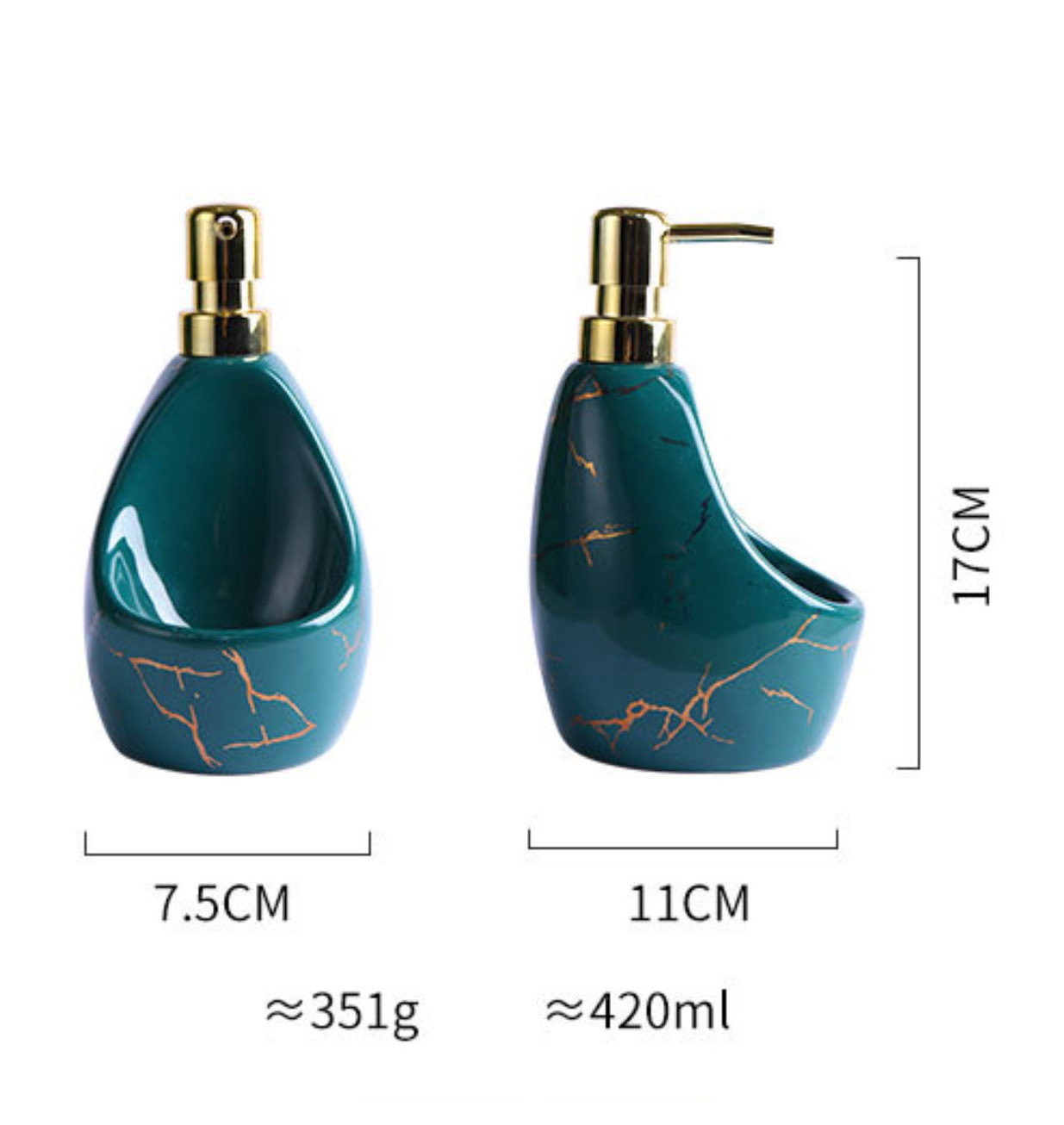 Bình đựng xà bông rửa tay sứ ceramic XCB03