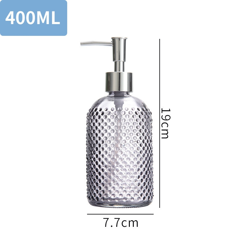 Bình đựng xà bông rửa tay 400ml thủy tinh XHP101