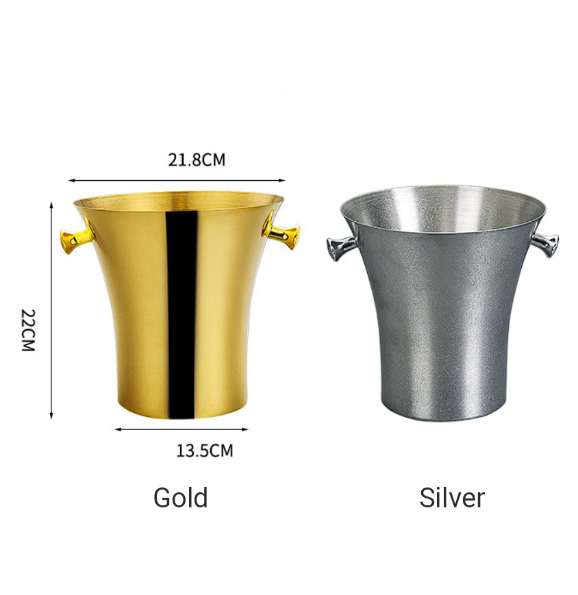 Xô đá inox 304 ướp đồ uống có cồn 5L BJ0569