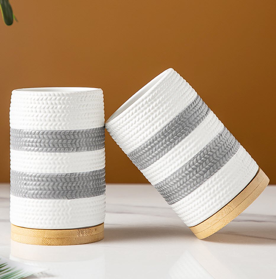 Bộ độ dùng nhà tắm 5 món sứ ceramics BCS0718B5