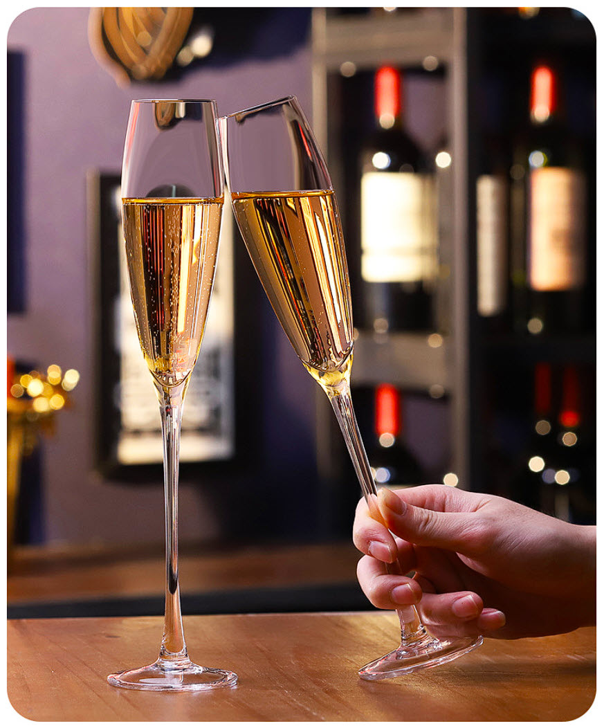 Ly uống champagne pha lê ly uống rượu BB1001