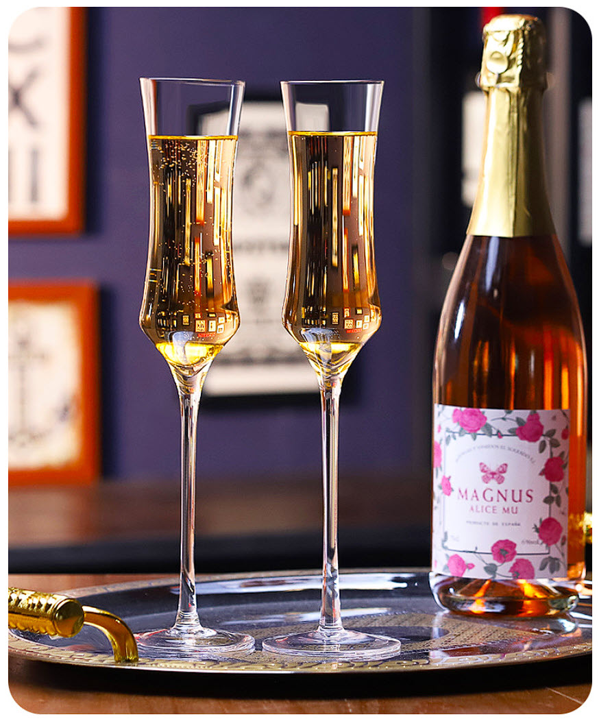 Ly uống champagne pha lê ly uống rượu BB1001