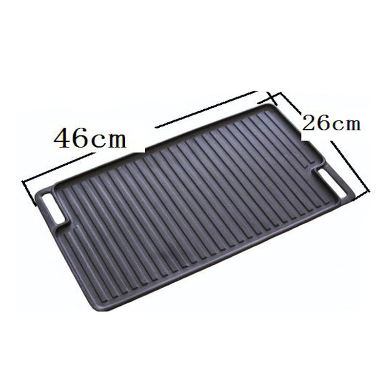 Khay gang nướng BBQ nướng cá nướng hải sản vân sọc T054