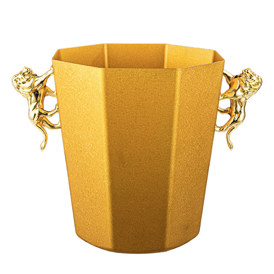 Xô đá ướp vang, champagne, whisky inox 304 sơn gốm SHS011