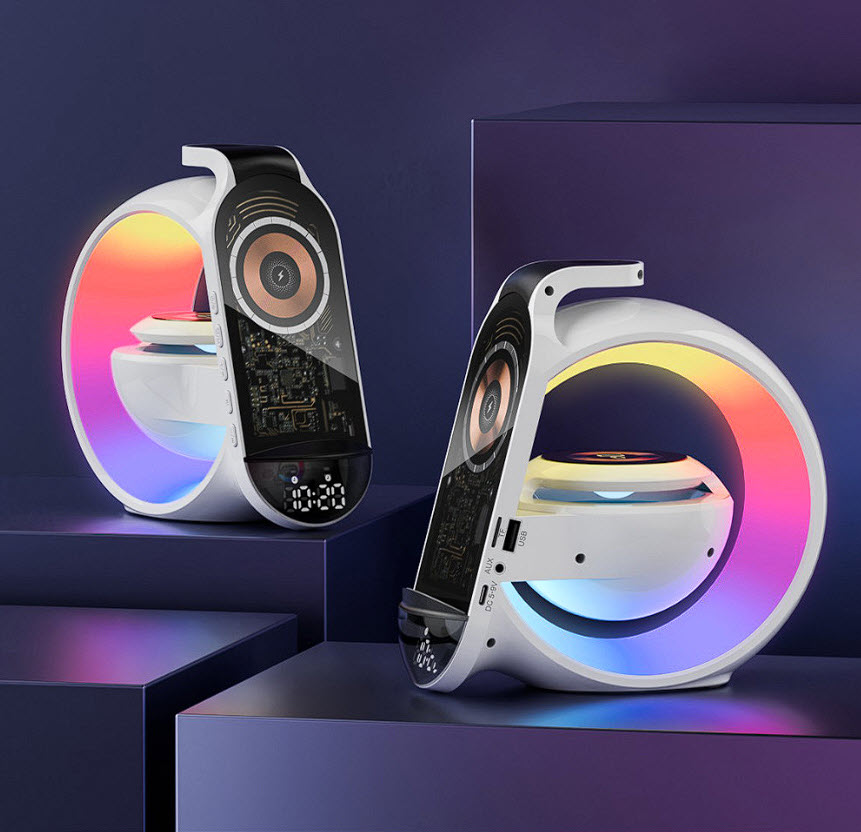 Đế sạc không dây điện thoại đồng hồ tai nghe kèm loa bluetooth GK-A1