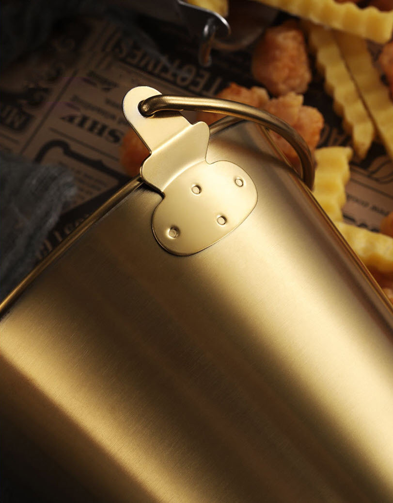 Xô đựng khoai tây chiên, gà rán KFC, nước sốt, thức ăn nhanh inox 304 BLT01