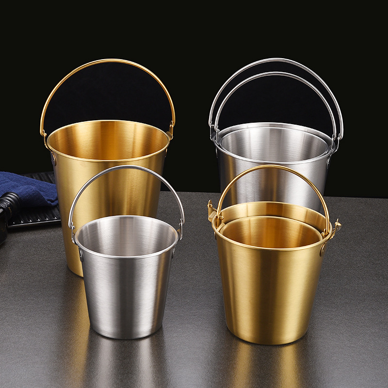 Xô đựng khoai tây chiên, gà rán KFC, nước sốt, thức ăn nhanh inox 304 BLT01