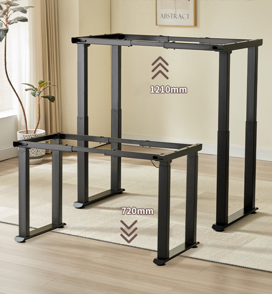 Chân bàn nâng hạ thông minh bằng điện 2 động cơ cho mặt bàn 100~180cm chịu tải 100kg Boster B09