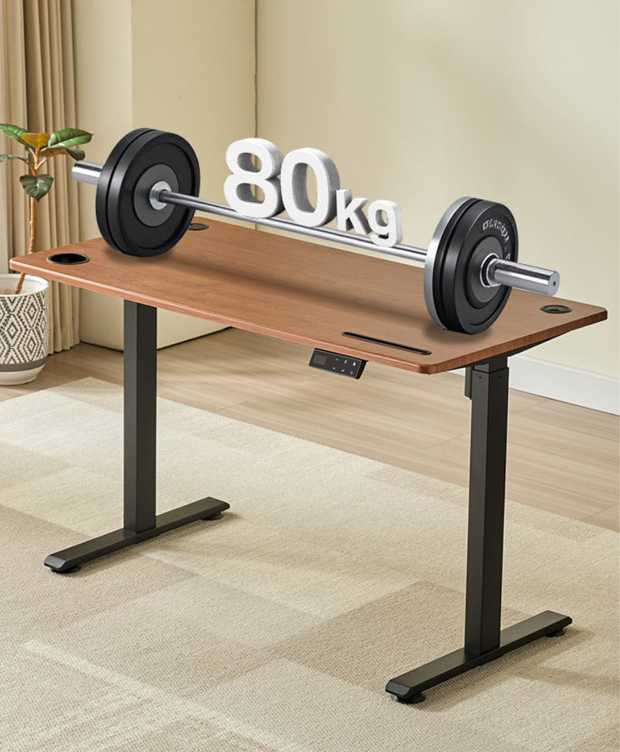 Chân bàn nâng hạ thông minh bằng điện 1 động cơ cho mặt bàn 100~140cm chịu tải 80kg Boster B11